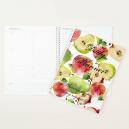 Agenda Planeador/Diário Diário de Maçãs do Autumn Waterco