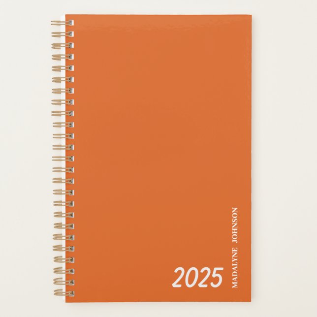 Agenda Planeador Diário Personalizado (Frente)