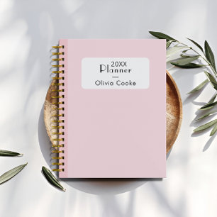 Agenda Planeador Digital Personalizado Rosa Com Nome Pers