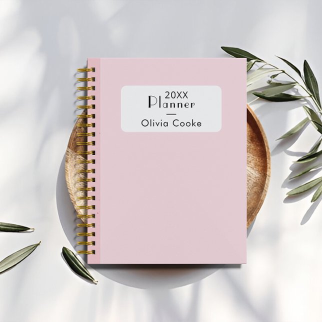 Agenda Planeador Digital Personalizado Rosa Com Nome Pers (Pink Personalized Digital Planner With Custom Name)