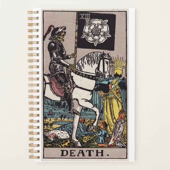 Agenda Planeador do Death Tarot (Frente)