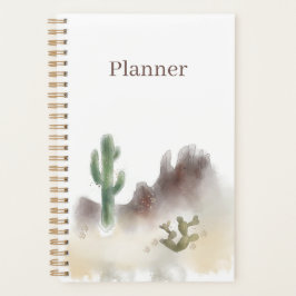 Agenda Planeador do Deserto de Aquarela | 5,5 x 8,5 | Anu