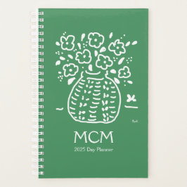 Agenda Planeador do Dia de Posse Verde Pequena