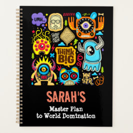 Agenda Planeador - Doodles Monstrosos: Pense em Arte Gran