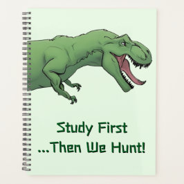 Agenda Planeador Escolar de Softcover Escolar T-Rex Dinos
