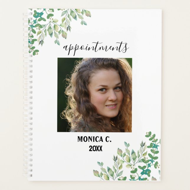 Agenda Planeador Eucalyptus greenery gold 2025 (Frente)