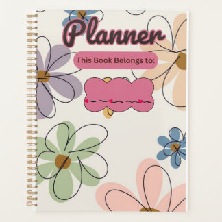 Agenda Planeador Floral