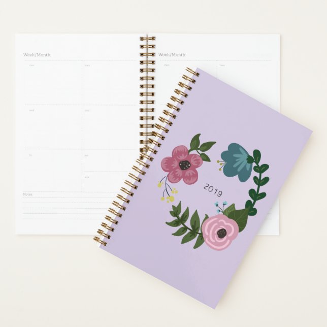 Agenda Planeador Floral 2019 (Exibição)