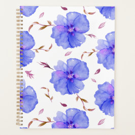 Agenda Planeador Floral de Watercolor - Presente de Feria