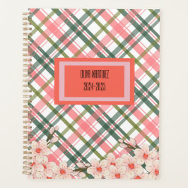 Agenda Planeador Floral Diário de Pastel Primavera