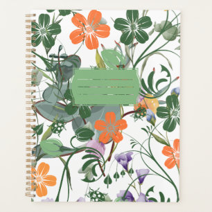 Agenda Planeador Floral e de Insetos
