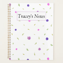 Agenda Planeador Floral Mínimo - Presente de Natal Person