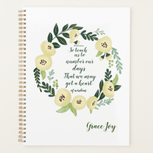 Agenda Planeador Floral Moderno