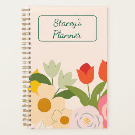Agenda Planeador Floral - Personalizado