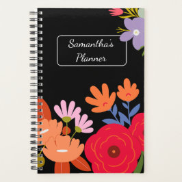 Agenda Planeador Floral - Personalizado