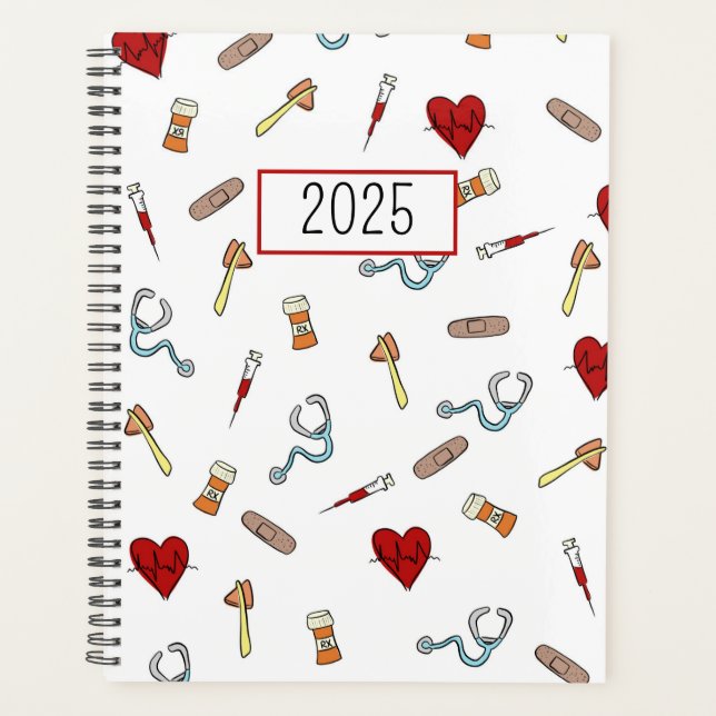 Agenda Planeador Médico Semanal/Diário (Frente)