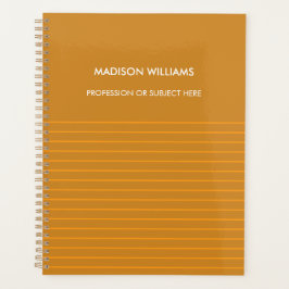 Agenda Planeador Moderno Mínimo de Tendy Na moda