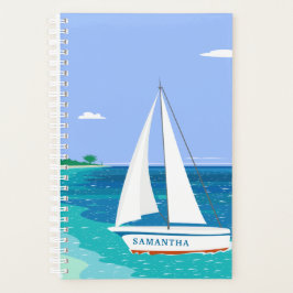 Agenda Planeador Monograma em veleiro Oceano Seaview 5,5x