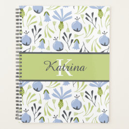 Agenda Planeador Monograma Floral