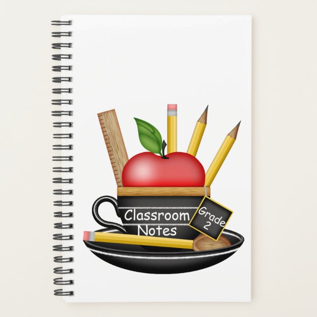 Agenda Planeador Personalizado da Apple do Professor (Frente)
