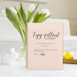Agenda Planeador Personalizado de Coelhinhos de Páscoa
