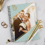 Agenda Planeador Personalizado de Fotos Monograma de Ângu<br><div class="desc">Design de fotos personalizadas modernas e minimalistas.</div>