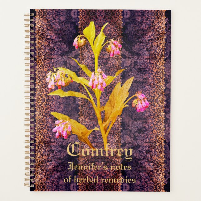 Agenda Planeador personalizado de Herbalist (Frente)