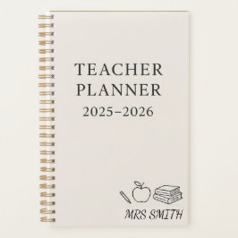 Agenda Planeador Personalizado de Professores 2025-2026 -