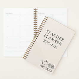 Agenda Planeador Personalizado de Professores 2025-2026 -