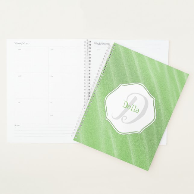 Agenda Planeador Personalizado de Ripos Verdes (Exibição)