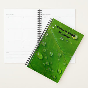 Agenda Planeador Personalizado Verde 2023