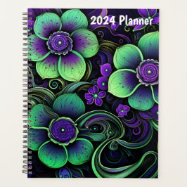 Agenda Planeador Personalizável 2024 Gótico Escuro