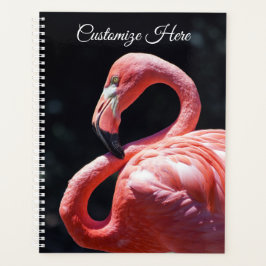 Agenda Planeador Semanal/Mensal do Flamingo Personalizado