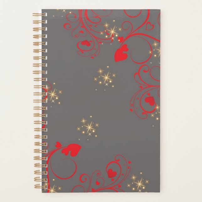 Agenda Planeador Sparkles. (Frente)