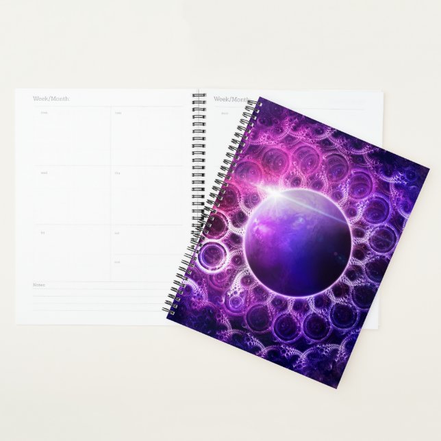 Agenda Planeador Violeta Sonho Profundo Mandala (Exibição)