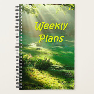 Agenda Planeia semanalmente a Design de luz simples do cé