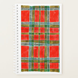 Agenda Planejador/Calendário do MAC BAIN TARTAN 5.5x8.5