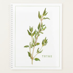 Agenda Planejador/Calendário FRESCO THYME 8,5x11