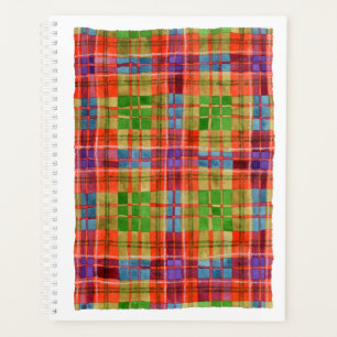 Agenda Planejador/Calendário MAC RAE TARTAN 8.5x11