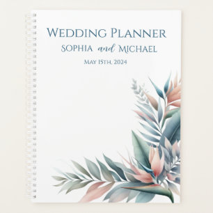 Agenda Planejador-de-Casamento-Tropical-aquarela