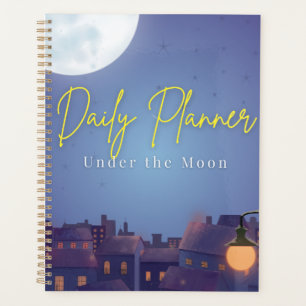 Agenda "Planejador Diário: Sob a Lua" Noite Mágica