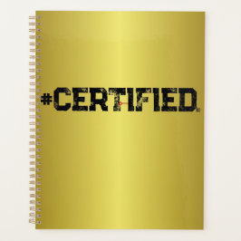 AGENDA #PLANEJADOR DOURADO CERTIFICADO