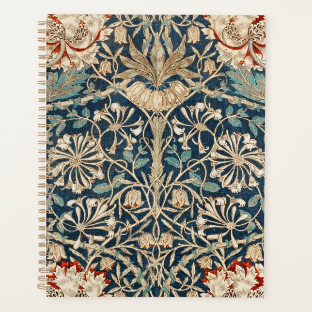 AGENDA PLANEJADOR: WILLIAM MORRIS: HONEYSUCKLE (Frente)