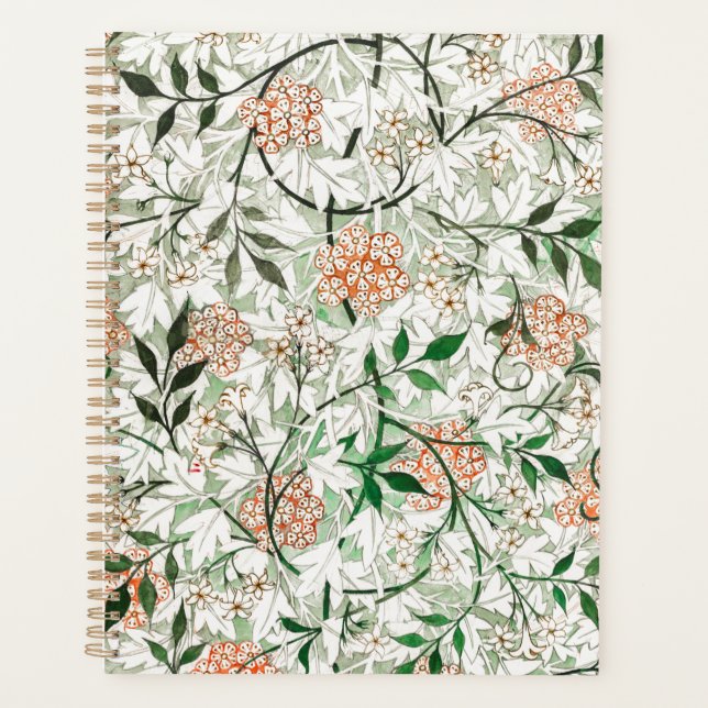 AGENDA PLANEJADOR: WILLIAM MORRIS: JASMINE (Frente)