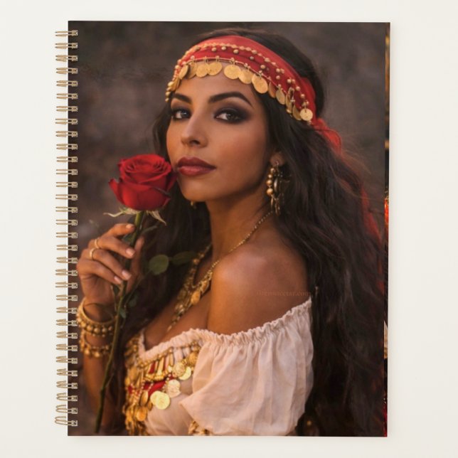 Agenda planejadora de mulher cigana  (Frente)