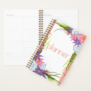Agenda Planejamento de Esmagamento Coral