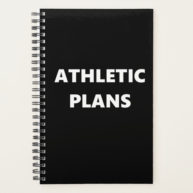 Agenda Planejar Atletic Tema Esportivo Planner Planos Atl (Frente)