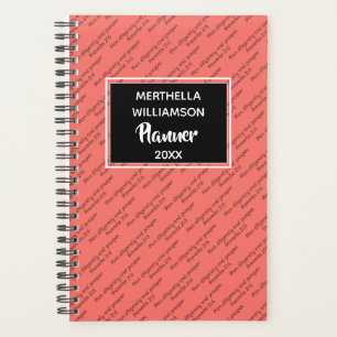 Agenda PLANEJE DILIGENTEMENTE E CORal Vivo Cristão ADEQUA