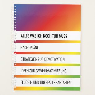 Agenda Planer für Selbstbewuße