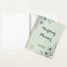 AGENDA PLANETA FLORÍFICO DE CASAMENTO VERDE